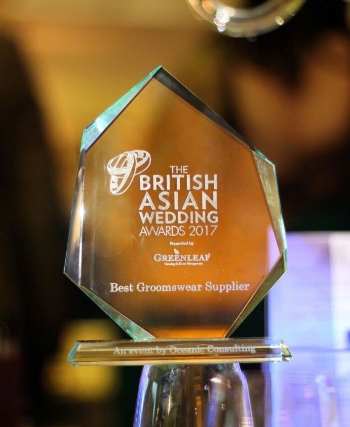 Sherwani King Wins UK Groomswear Award