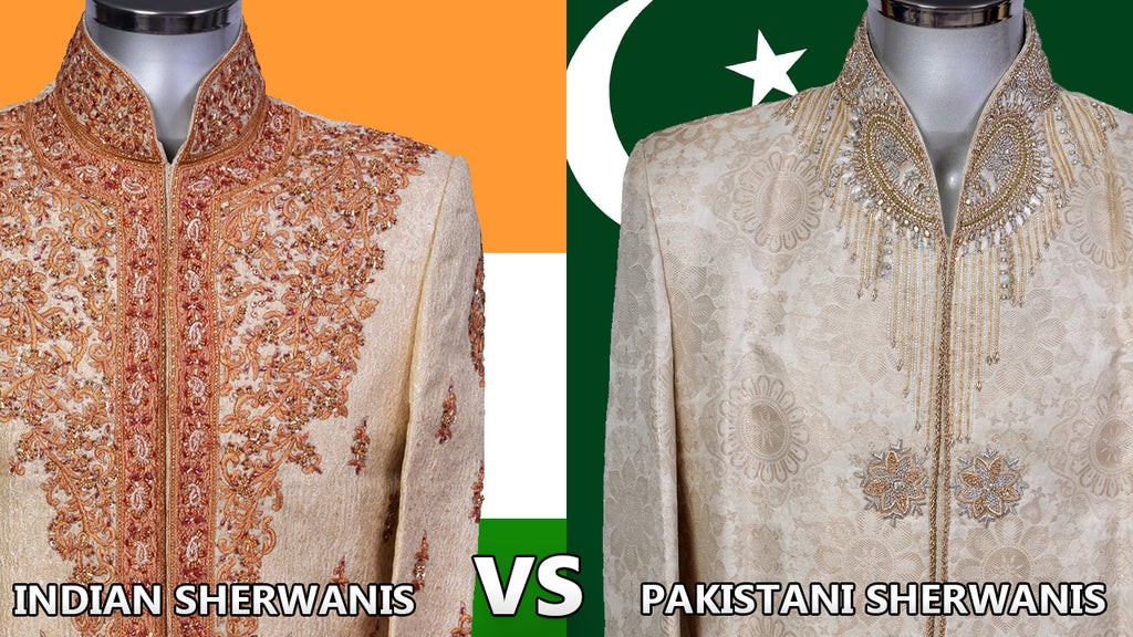 Indian Sherwanis vs Pakistani Sherwanis