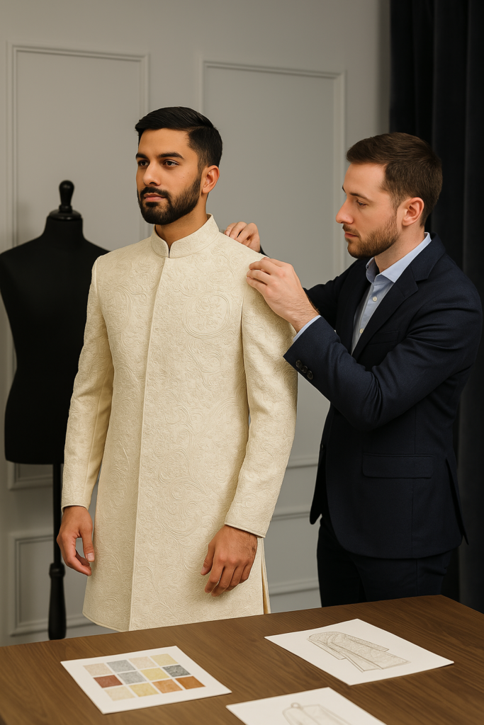 Sherwani King - Measurement and Fitting