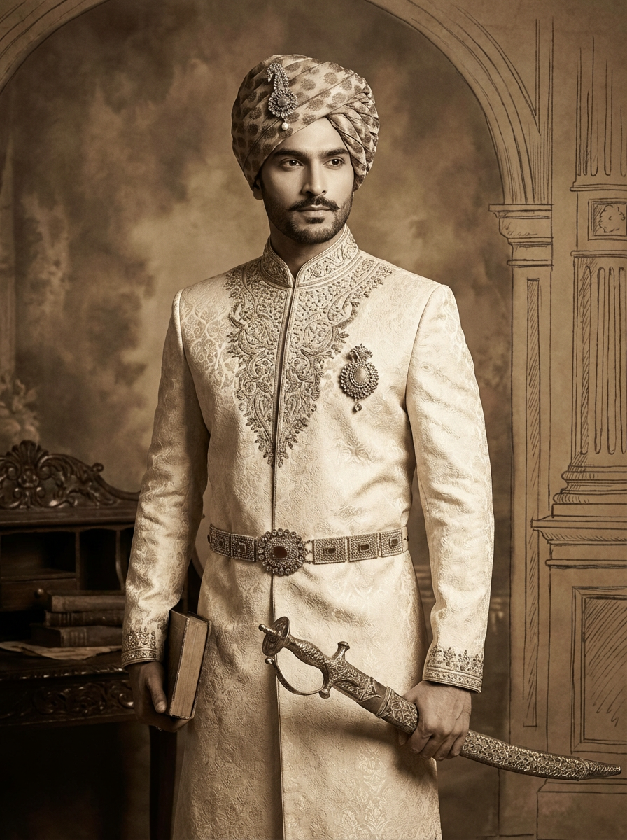 Mughal sherwani