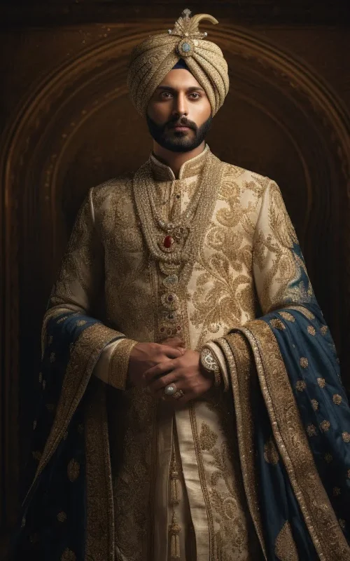 Maharaja Sherwani by Sherwani King